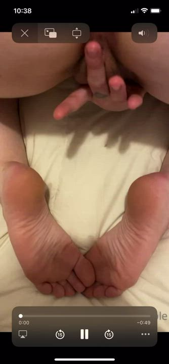 Glazed her awesome soles