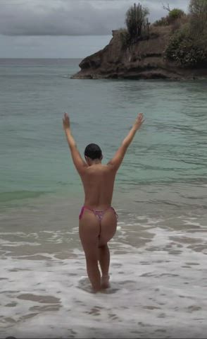 Ass Beach Bikini Booty Julia Micro Bikini clip