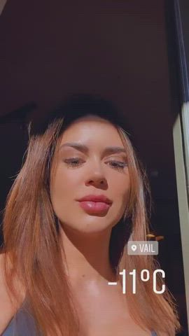 Boobs Brazilian Brown Eyes Brunette Dani Facial Goddess Labia Tease clip
