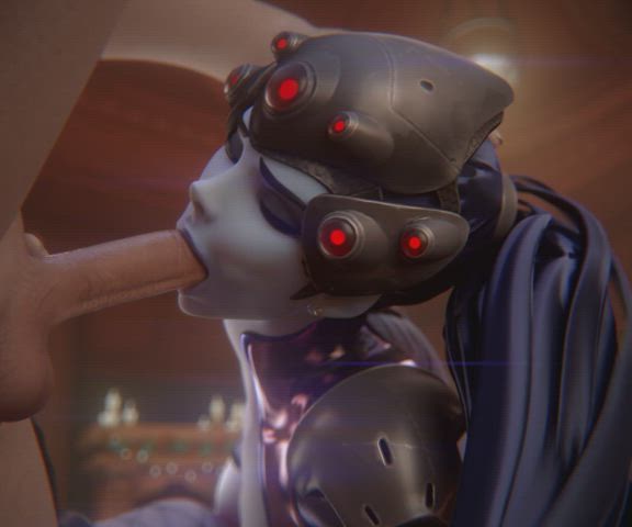 animation blowjob deepthroat hardcore overwatch rule34 sfm clip