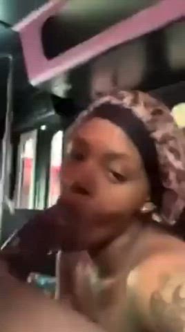 bbc deepthroat ebony public sloppy clip