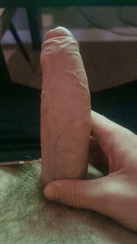 big dick british cock hairy male masturbation solo uncut veiny clip