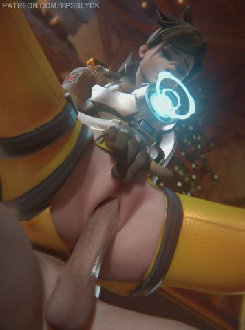 3D Animation Overwatch Reverse Cowgirl Rubbing Rule34 clip