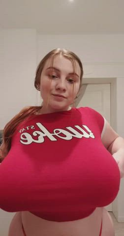 bbw big tits chubby huge tits nipple piercing onlyfans tiktok titty drop white girl