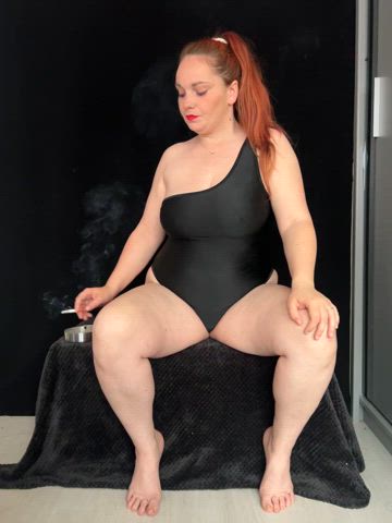 Smoking in my new bodysuit