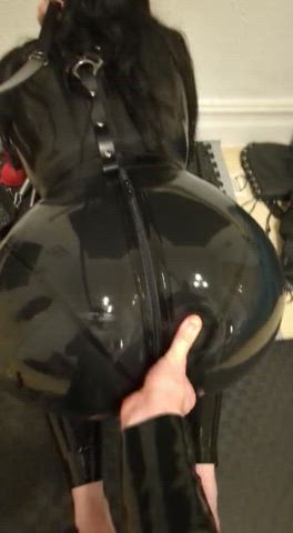 [F] Making my gimp service me with his fingers is always fun.