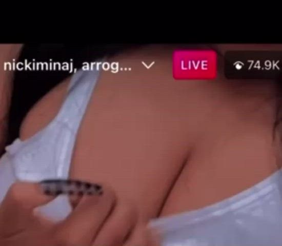 big tits celebrity ebony huge tits nicki minaj teasing clip