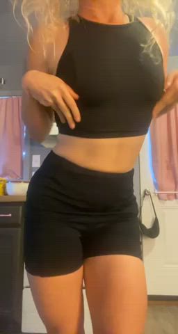 Let me show off my fitness progress by shaking my ass for you!