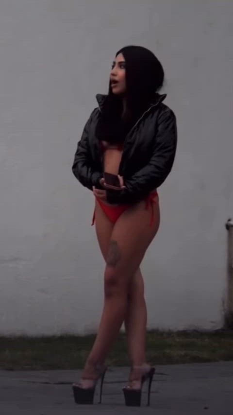 bikini cute latina mexican pretty public clip