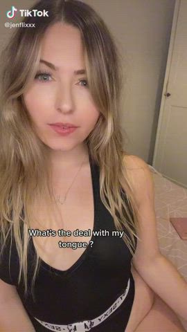 Ahegao Eye Contact TikTok Tongue Fetish Tribute clip