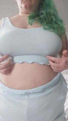 BBW Flashing Nipples Tits clip