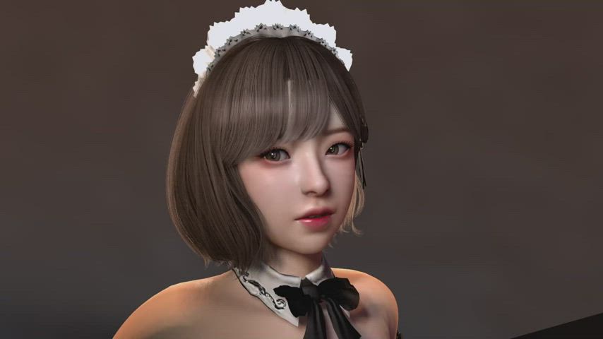 3D Japanese Maid clip