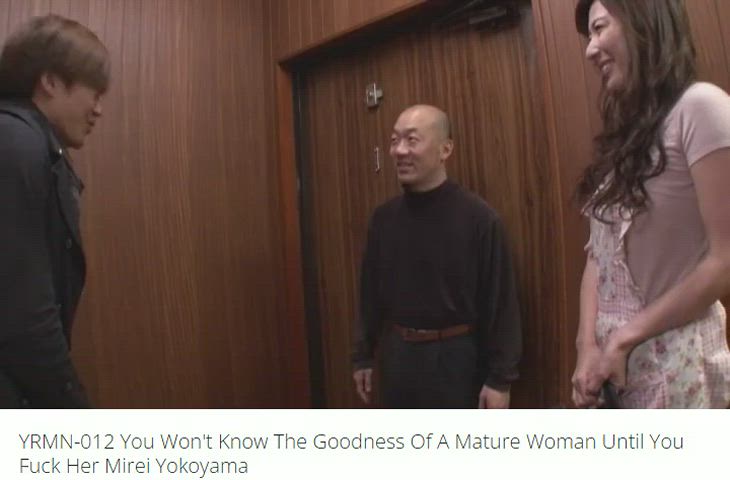 blowjob caption couple jav japanese threesome wife clip