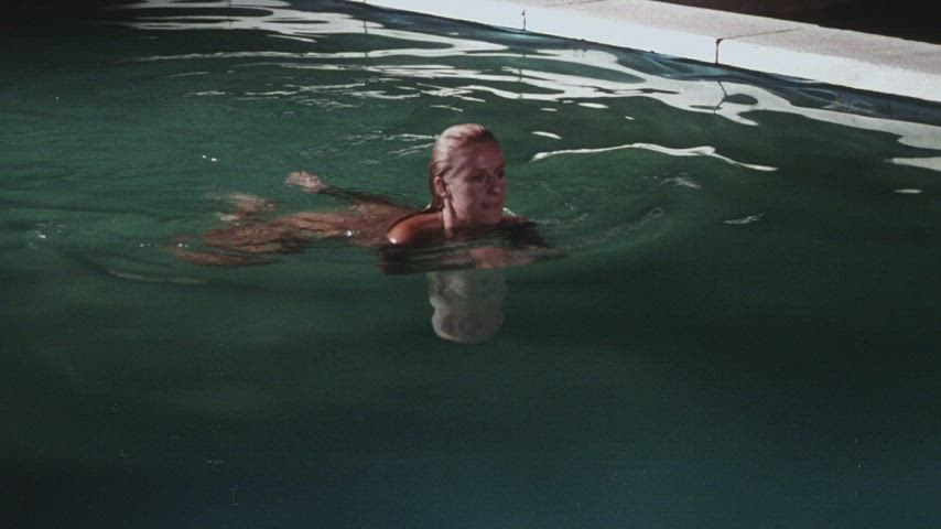 British Celebrity Cinema Nudity Swimming Pool clip