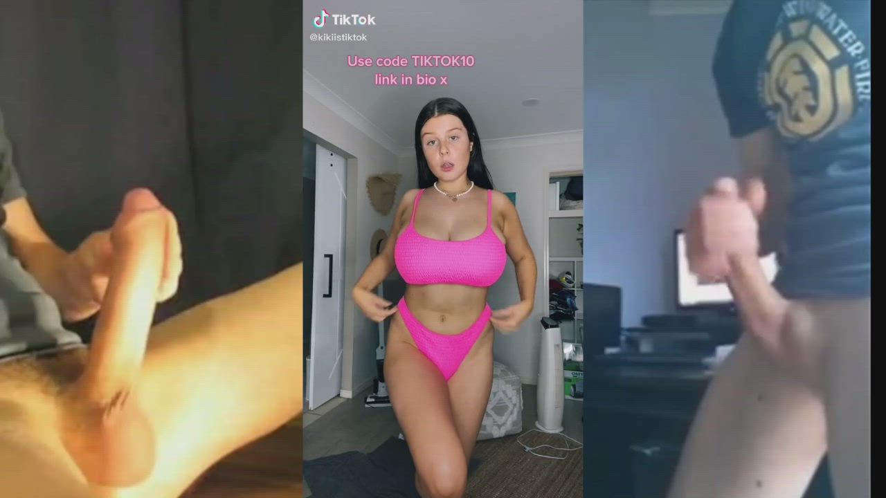 BabeCock Big Tits Bikini Cum TikTok clip