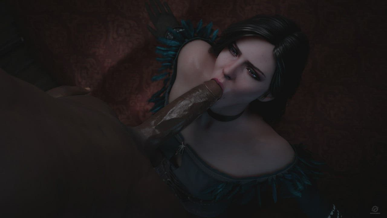 Yennefer sucking dick (Pewposterous, Audiodude) [The Witcher]