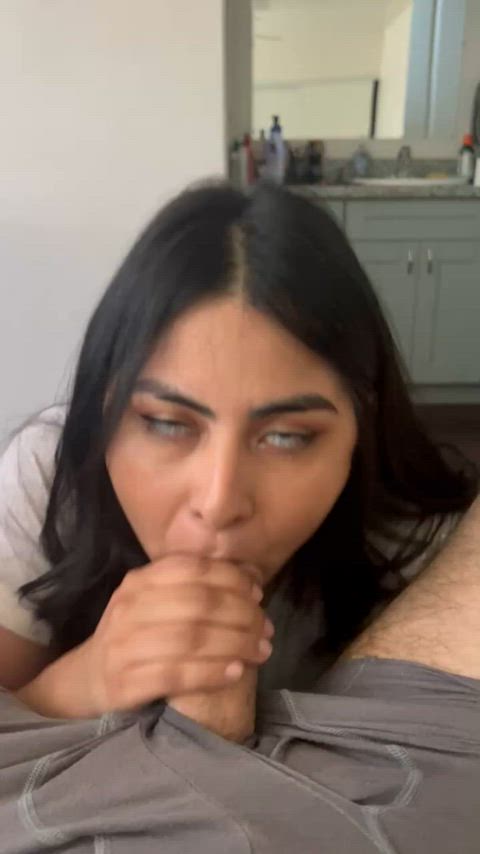 ahegao blowjob pov clip