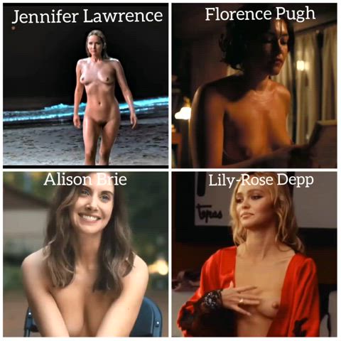 Celebrity Alison Brie Jennifer Lawrence Porn GIF by luckysus