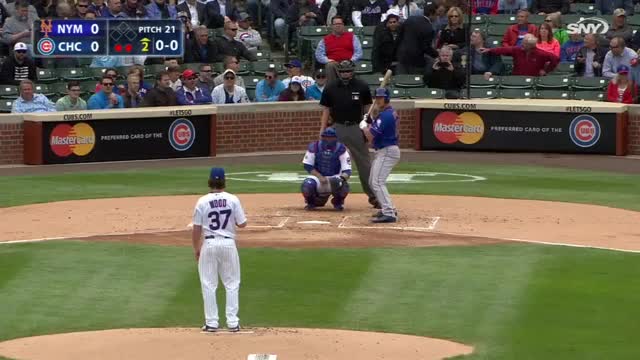 NYM@CHC - Recker drives a solo homer to left field