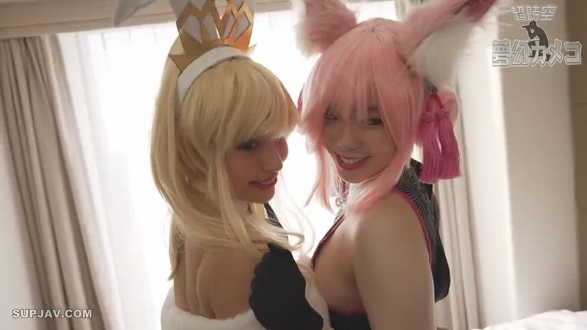 [FC2 PPV 2859221] Blond Bunny Girl and Pink Haired Fox Girl