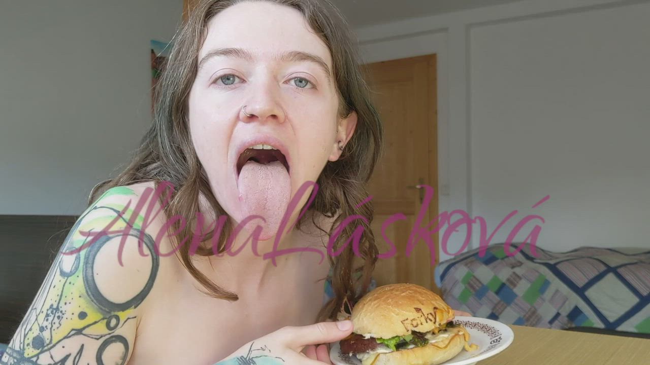Blowjob Food Fetish Sucking clip