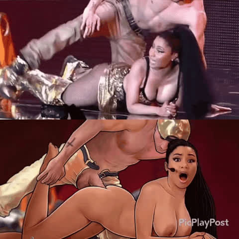 ass celebrity ebony nicki minaj orgasm sex clip