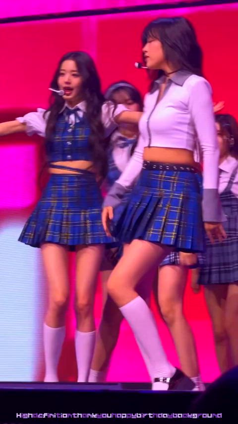 brunette dancing schoolgirl tease kpop clip