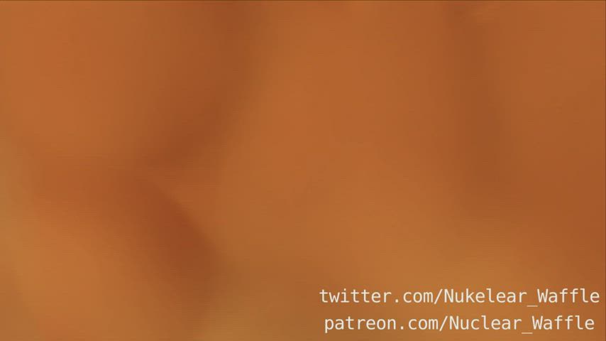 Animation Blonde Spooning clip