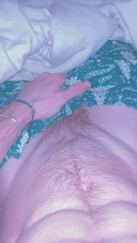 my cock looks so big in these pjs, who wants to see the rest?