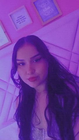 camgirl curvy latina lingerie sensual sex smile teen webcam clip