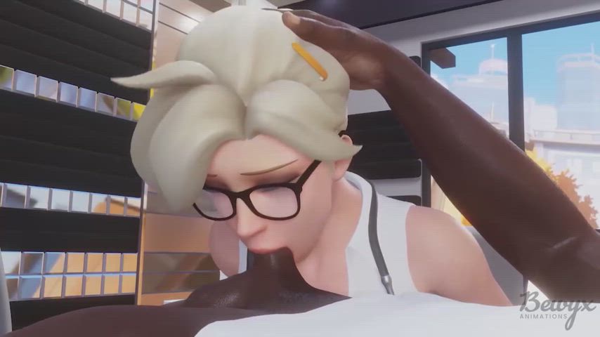 3d animation bbc blowjob overwatch pov reverse cowgirl rule34 rule-34 clip