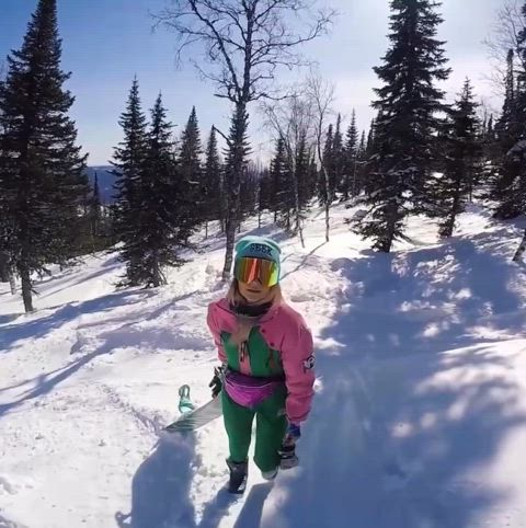 First ever post! TrueBadGirl giving head off-piste  