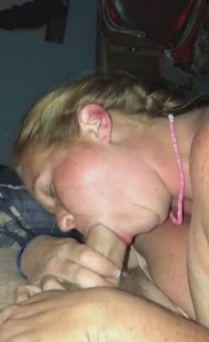 Sexy granny sucking cock good