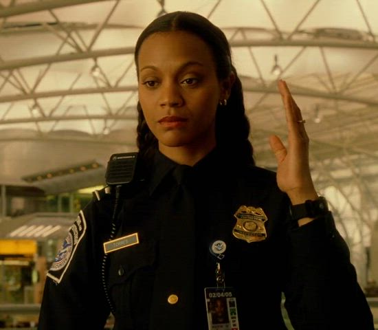 celebrity zoe saldana female clip