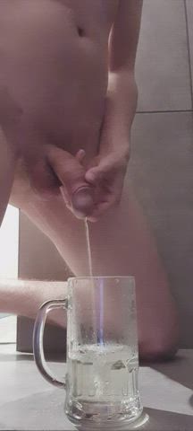 dripping male masturbation masturbating piss pissing wet and messy clip