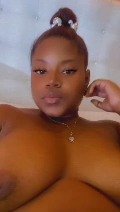 ebony latina natural tits nipple nipple play pov public tits clip