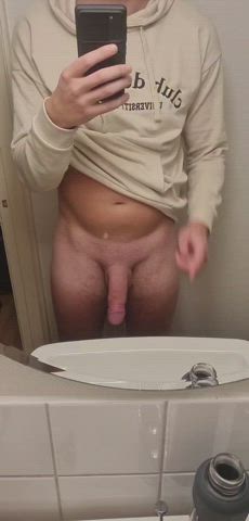 Thick flaccid flapping around