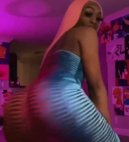 ass booty dress ebony twerking clip