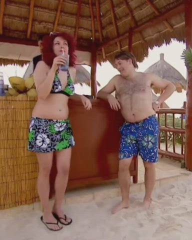 beach bikini friends funny porn non-nude reality kings redhead sfw stranger clip