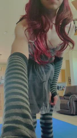 petite solo trans woman clip