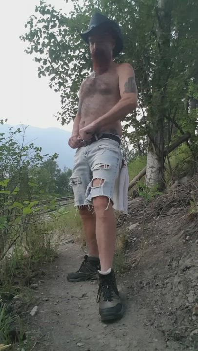 Cock Hairy Outdoor Piss clip