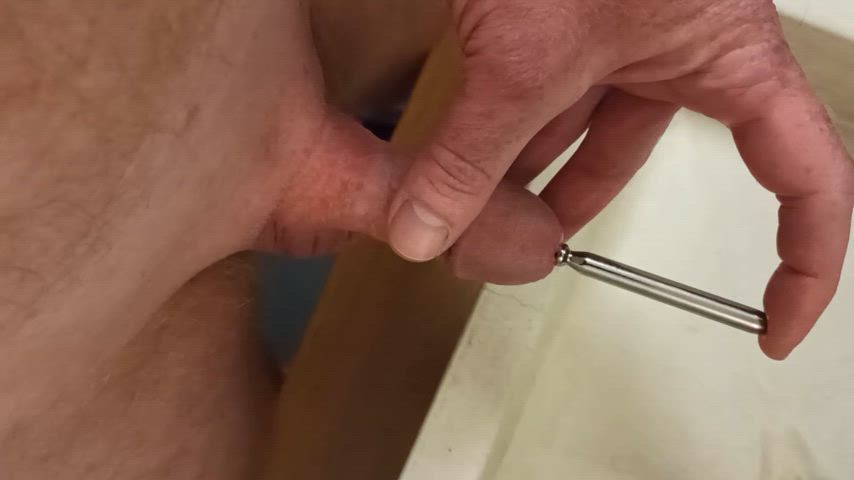 amateur cock homemade male masturbation sounding clip