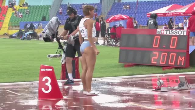 Slovenian sprinter Nika Barundic