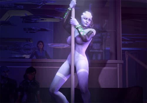 100 1042356 Ashley Williams Liara TSoni Mass Effect Mass Effect 3 animated fugtrup