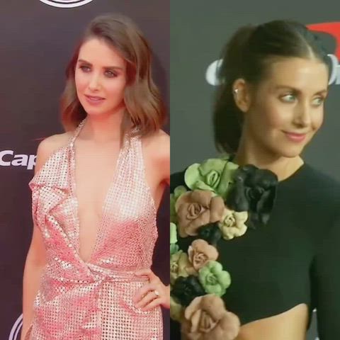 Alison Brie at the ESPYS (2018 and 2022)