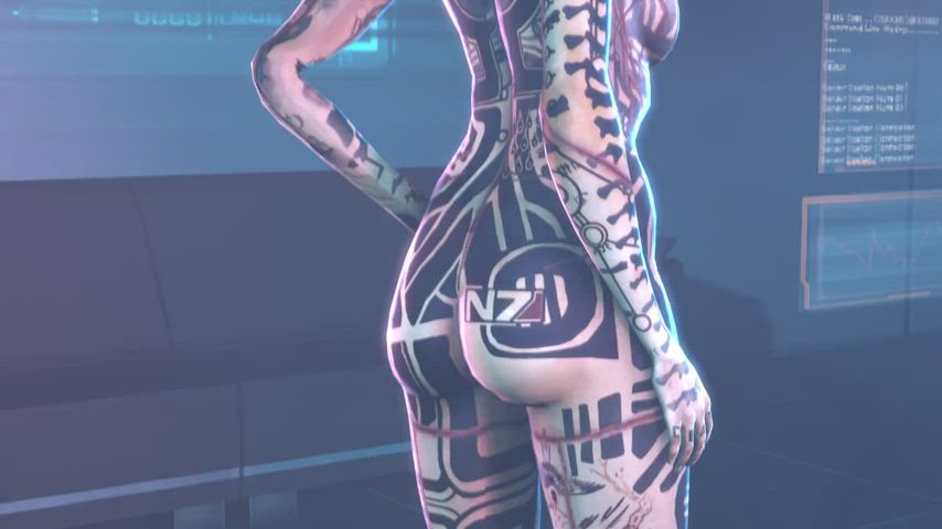 Mass Effect Jack Gets Her Holes Stuffed With Cocks 3D Hentai