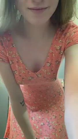 19 Years Old Natural Tits Nude Teen TikTok clip