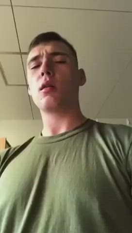cum cumshot homemade jerk off military orgasm solo teen tiktok clip