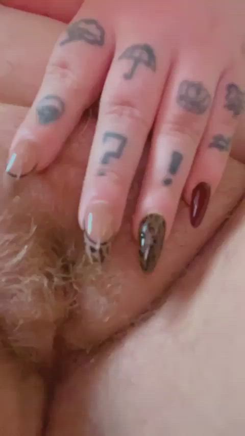 bbw fetish hairy hairy pussy nails ssbbw tattoo tattooed bush-lover hairy-girls pussy