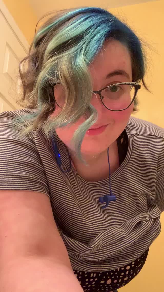 Blue Hair and Tit Drop.